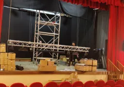 Avviati i lavori  di riqualificazione energetica del Teatro Civico: qui la sostituzione dell'l’impianto di illuminazione scenica, che sarà a led